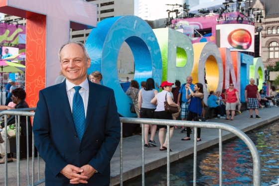 President Meric Gertler is the United Way's 2016 campaign cabinet chair for the education sector (photo by Lisa Sakulensky) 