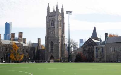 The Soldiers' Tower from Back Campus