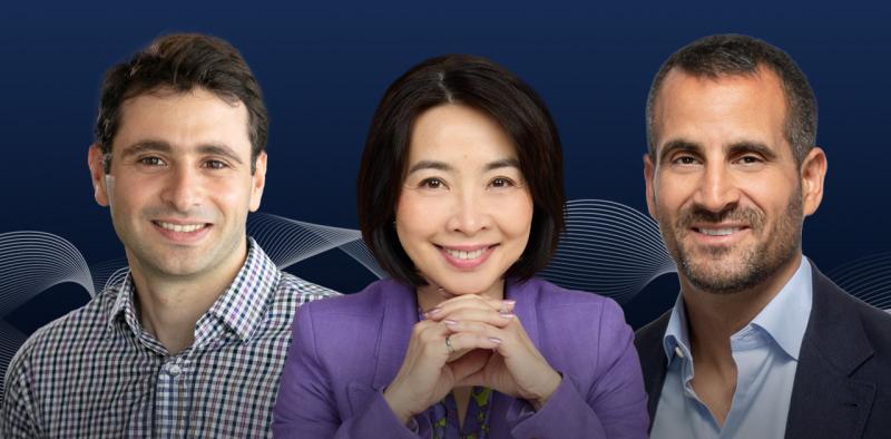 Portraits of Mohammad Norouzi, Eva Lau and Som Seif