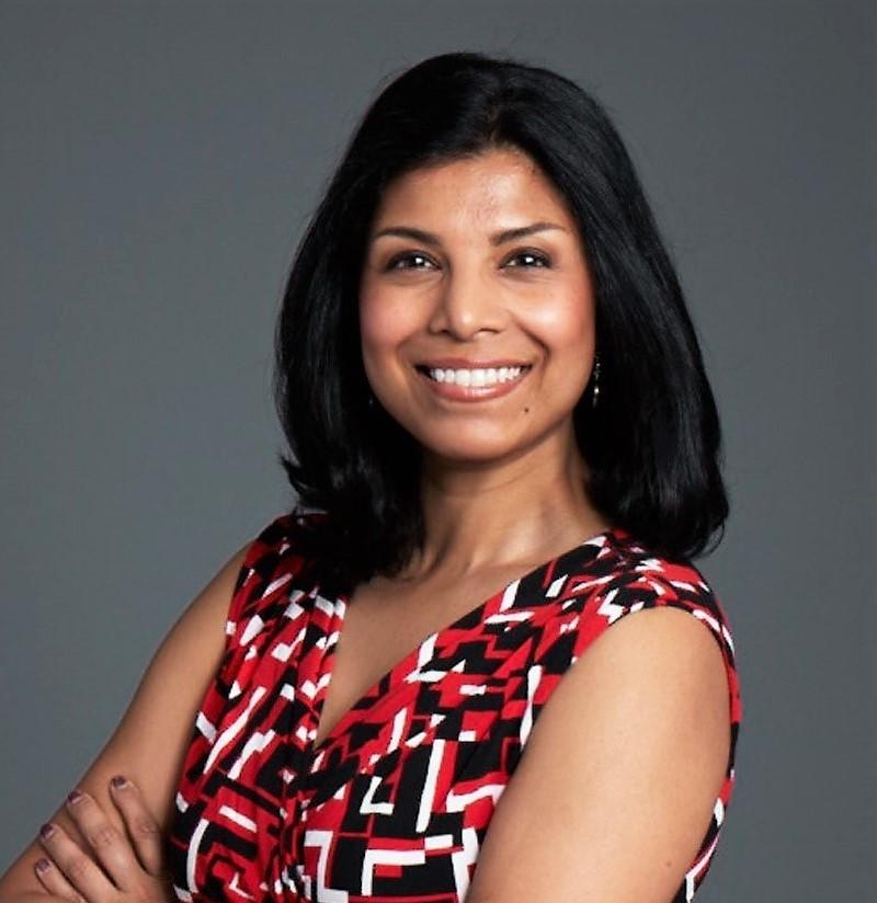 Portrait of Dr. Lipi Roy, smiling at the camera