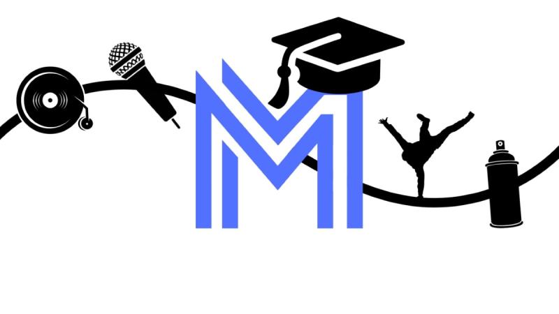Hip Hop image of microphone, turntable