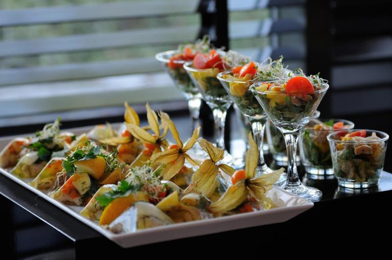An array of appetizers
