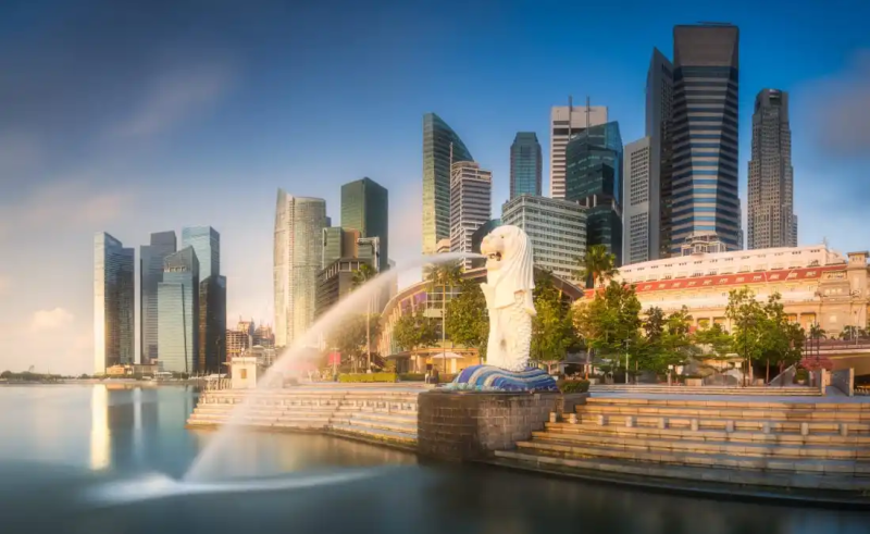 Skyscraper view of Singapore