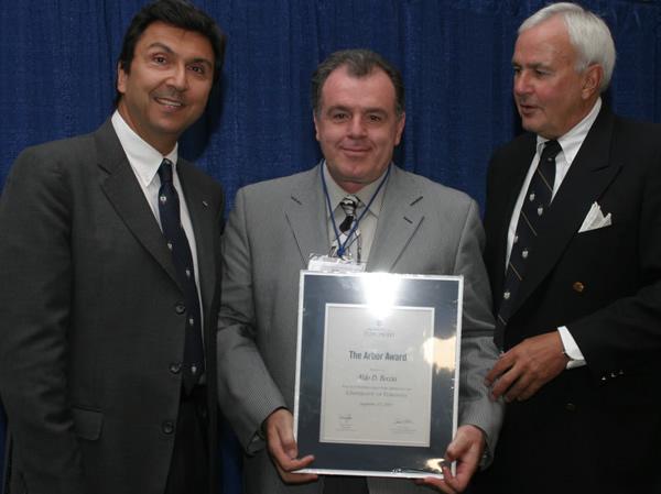 Aldo Boccia - Arbor Award 2007 recipient