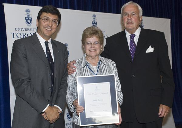 Sandy Brown - Arbor Award 2008 recipient