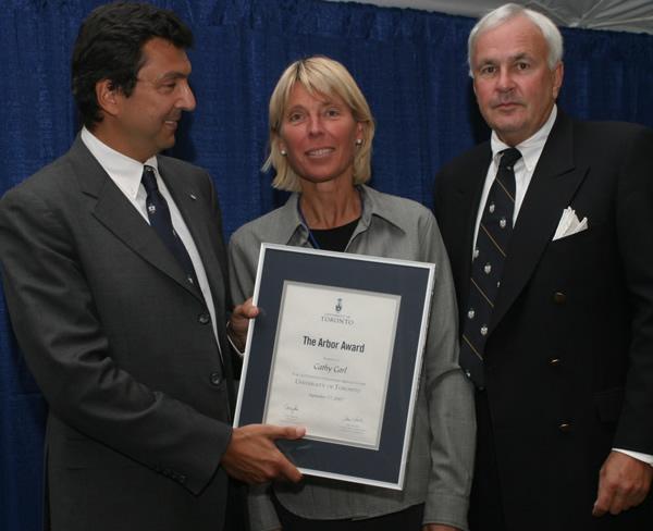 Cathy Carl - Arbor Award 2007 recipient