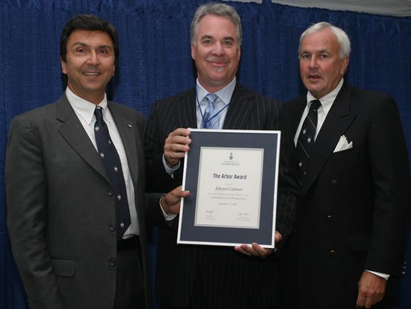 Edward Cattana - Arbor Award 2007 recipient