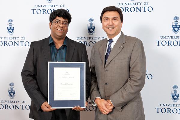 Soumak  Chatterjee - Arbor Award 2012 recipient