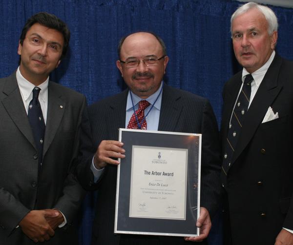 Enzo De Luca - Arbor Award 2007 recipient