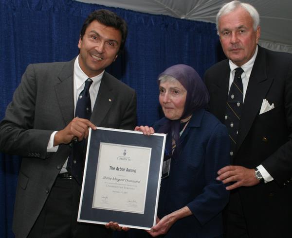 Shirley M. Drummond - Arbor Award 2007 recipient