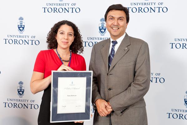 Sana Halwani - Arbor Award 2012 recipient