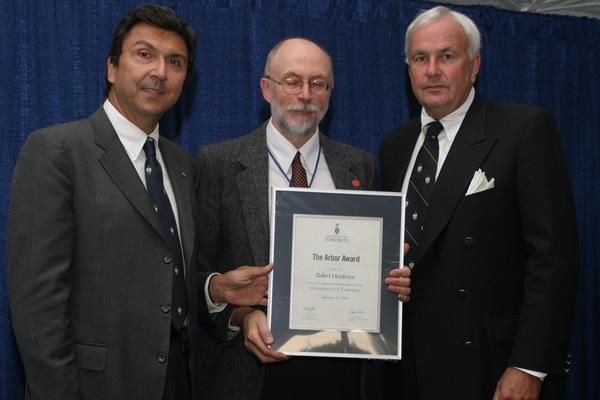Robert Henderson - Arbor Award 2007 recipient