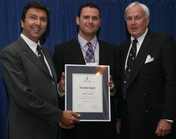 Robert Ljubisic - Arbor Award 2007 recipient