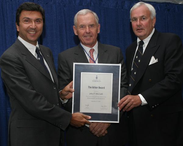 John McGrath - Arbor Award 2007 recipient
