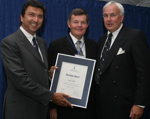 Frank Mills - Arbor Award 2007 recipient