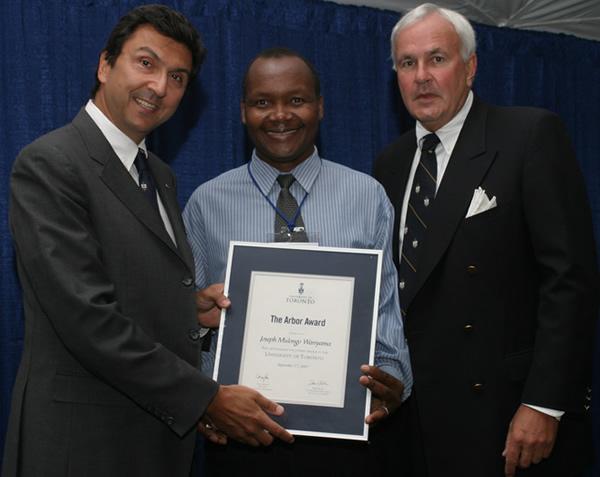 Joseph Mulongo - Arbor Award 2007 recipient