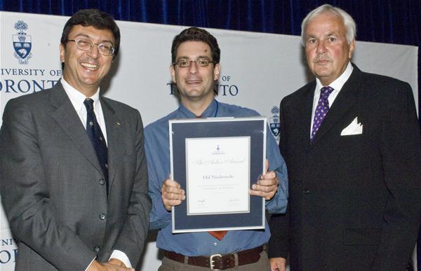 Hal Niedzviecki - Arbor Award 2008 recipient