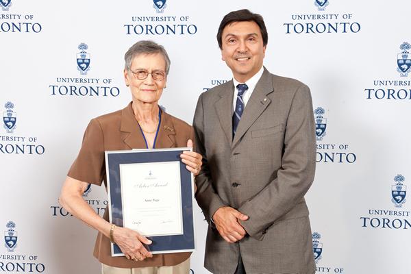 Anne Page - Arbor Award 2012 recipient