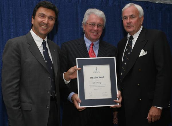 Christopher Rudge - Arbor Award 2007 recipient