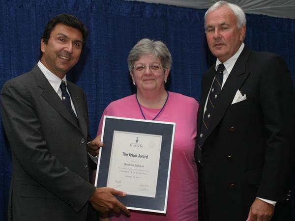 Barbara Salmon - Arbor Award 2007 recipient