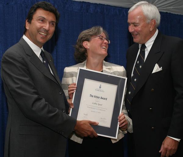 Cathy Spoel - Arbor Award 2007 recipient