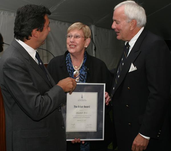 Elizabeth Terry - Arbor Award 2007 recipient