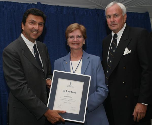 Josy Visscher - Arbor Award 2007 recipient