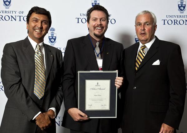 Tobin Elliott - Arbor Award 2009 recipient