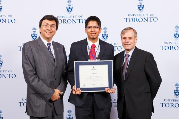 Sami Khan - Gordon Cressy Student Leadership Award 2012 recipient