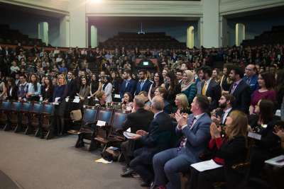 The Gordon Cressy Student Leadership Awards at Convocation Hall (photo by Gustavo Toledo Photography)