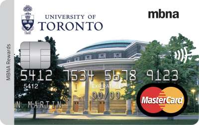 University of Toronto MBNA Rewards MasterCard® credit card