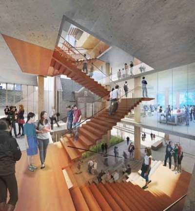 Inside 90 Queen's Park (rendering by bloomimages, courtesy of Diller Scofidio + Renfro)