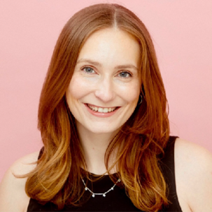 Speaker, Danielle Bristow, white woman, shown in portrait with smile.