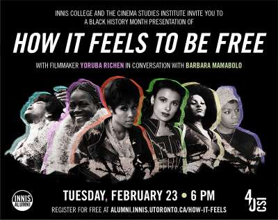 POSTER FOR HOW IT FEELS TO BE FREE: LENA HORNE, ABBEY LINCOLN, NINA SIMONE, DIAHANN CARROLL, CICELY TYSON AND PAM GRIER.