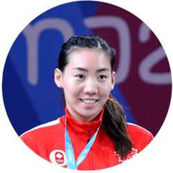 Portrait of Michelle Li smiling.