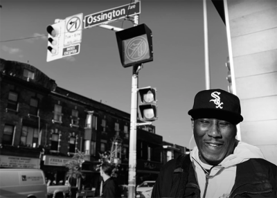 Marcus Singleton stands at the corner of Ossington Street in Toronto.