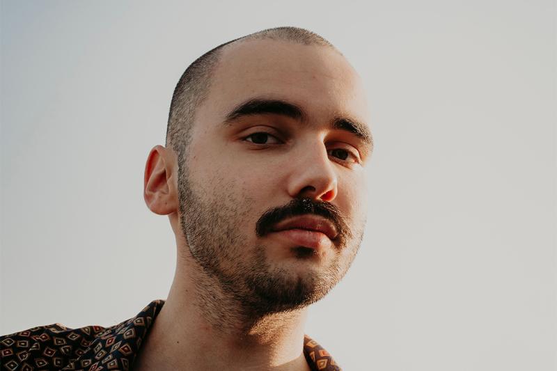 Cody Caetano looking serious.