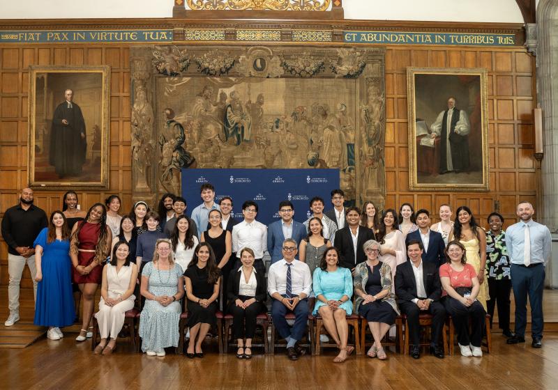 Group portrait of the Pearson scholars