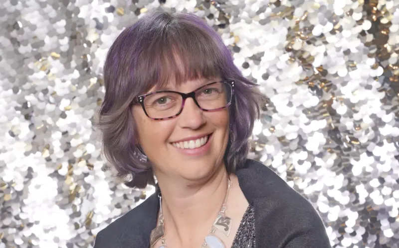 Portrait of Lorraine smiling