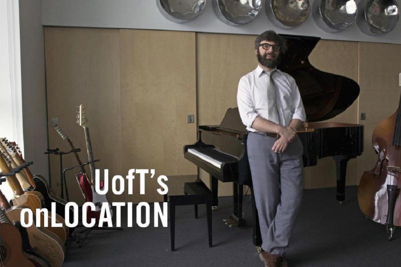 Richard Marsella, executive director of the Regent Park School of Music and U of T PhD student, was featured this year in an episode of the On Location series (photo by Romi Levine)