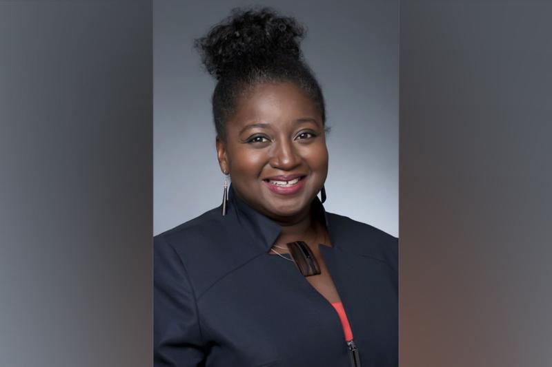 Portrait of Notisha Massaquoi smiling.