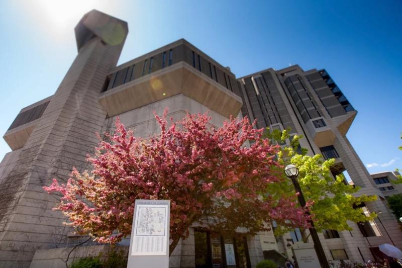 Exterior shot of Robarts Library