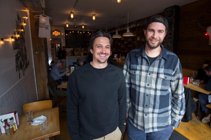 Grand Electric co-owners Ian McGrenaghan (left), a U of T alumnus, and Colin Tooke at the Mexican restaurant on Queen Street West (Chris So/Toronto Star via Getty Images) 