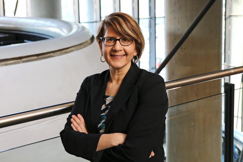 Anna Taddio on using needles on children: “Not managing pain and fear can have serious long-term consequences, including less uptake of vaccines and avoidance of health care throughout life” (photo by Chris Sorensen)