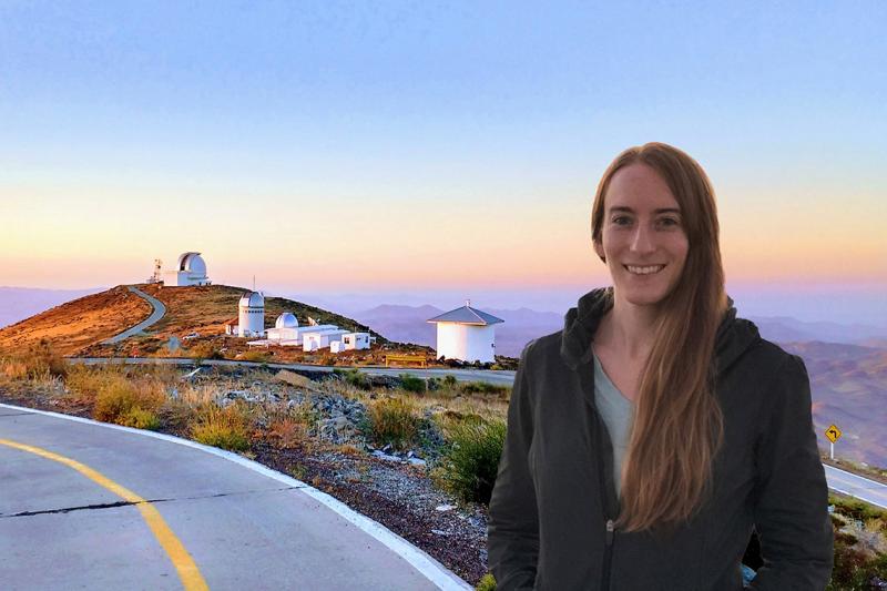 U of T's Maria Drout's research focuses on the lives and evolution of massive stars, as well as supernovas and other short-lived astronomical phenomena (photo courtesy of Carnegie Observatories) 
