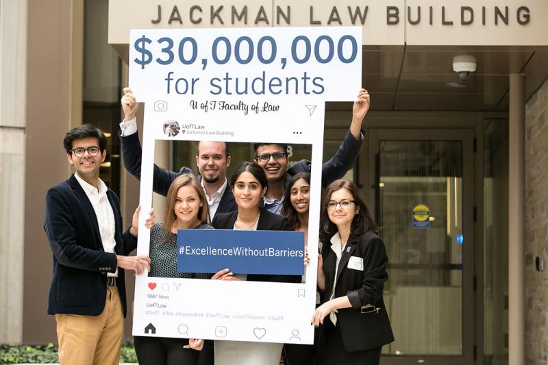 The Faculty of Law has launched its Campaign for Excellence without Barriers (photo by Dhoui Chang)