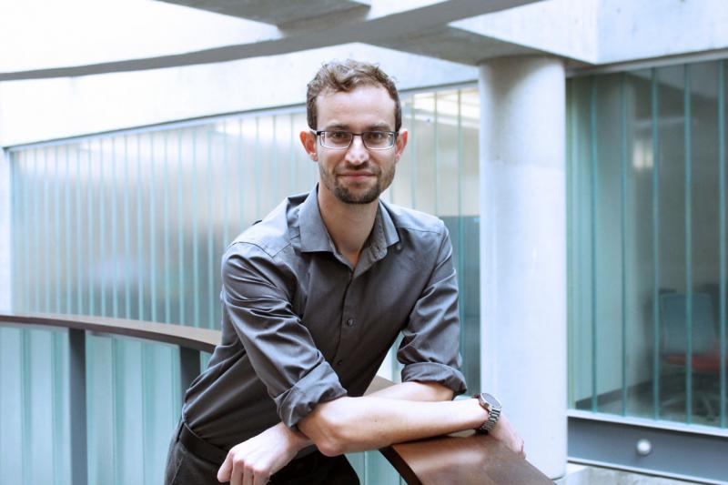 “Technology really lets you bring precision to better understanding what helps people learn, and what motivates them,” says Assistant Professor Joseph Jay Williams (photo by Ryan Perez)
