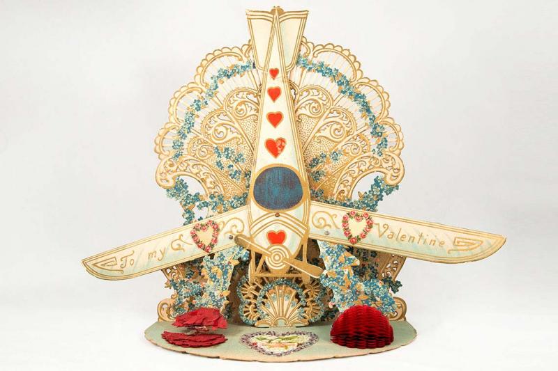 Elaborate fold-out cards became popular at the end of the 19th century (photo by Laura Pedersen) 
