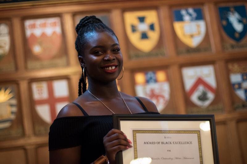 Black graduation is organized by students in parallel with convocation. Awards are given out to Black students who excel in STEM, liberal arts and other fields (photo by Geoffrey Vendeville) 