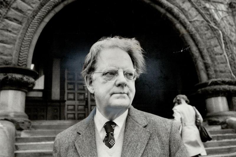 Northrop Frye, seen here in 1974 (photo by Boris Spremo/Toronto Star via Getty Images) 